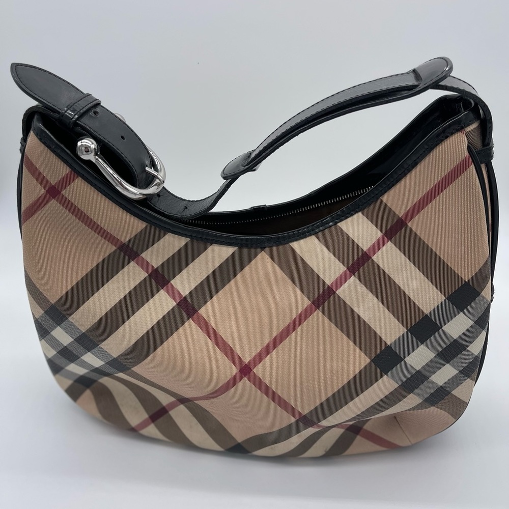BURBERRY NOVA CHECK SHOULDER BAG
